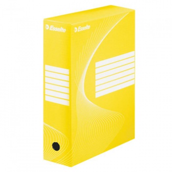 Archívny box Esselte 100mm žltý/biely 