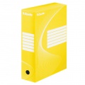 Archívny box Esselte 100mm žltý/biely 