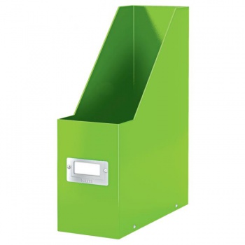 Stojan na časopisy Leitz Click & Store metalická zelená 
