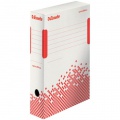 Archívny box Esselte Speedbox 80mm biely/červený 