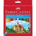 Farbičky Faber Castell drevené, 24 ks 