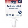 Penové mydlo TORK antimikrobionálne 1 l číre S4 