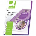 Laminovacie fólie Q-Connect 216x303 A4 125mic. matné 