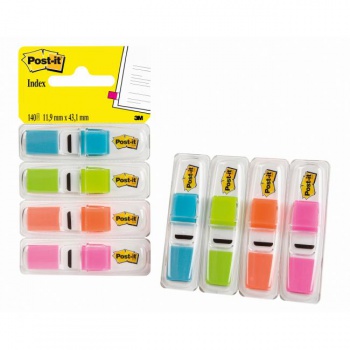 Záložky Post-it Index úzke v zásobníku 
