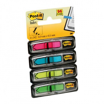 Post-it index šípky neónové, 11,9 x 43,1 mm 