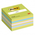 Samolepiaci bloček Post-it 76x76 neónová zelená mix 