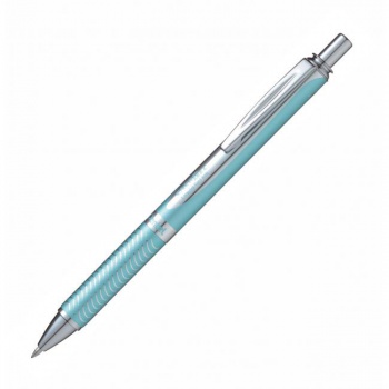 Gélový roller Pentel Energel Steel, svetlo modrý 
