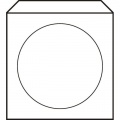 Obálky na CD 125x125 s okienkom 100 ks 