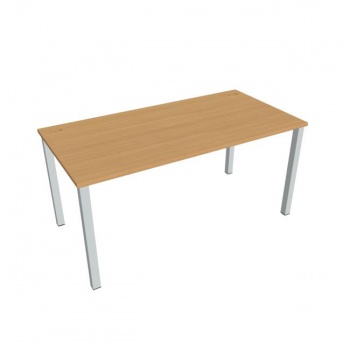 Pracovný stôl Uni, 160x75,5x80 cm, buk/sivá 