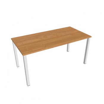 Rokovací stôl Uni, 160x75,5x80 cm, jelša/biela 