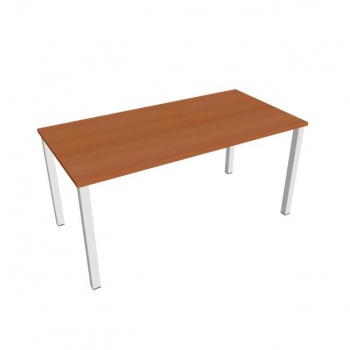 Rokovací stôl Uni, 160x75,5x80 cm, čerešňa/biela 