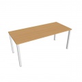 Rokovací stôl Uni, 180x75,5x80 cm, buk/biela 