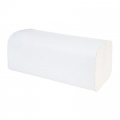 Papierové uteráky - dvojvrstvové, biele, 150 ks