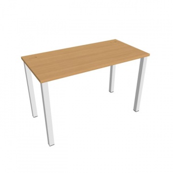 Pracovný stôl Uni, 120x75,5x60 cm, buk/biela 