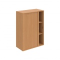 Policová skriňa Drive, 80x111x40 cm, buk/buk, zámok 
