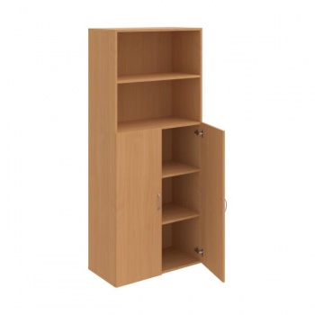 Policová skriňa Drive, 80x185x42 cm, buk/buk 