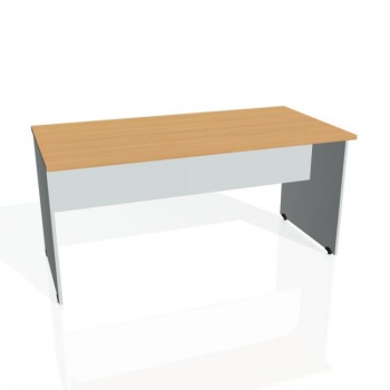 Rokovací stôl Gate, 160x75,5x80 cm, buk/sivá 