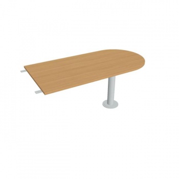 Doplnkový stôl Flex, 160x75,5x80 cm, buk/kov 