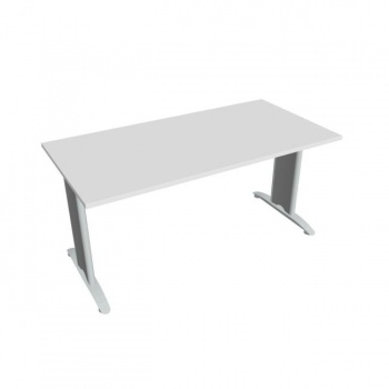 Rokovací stôl Flex, 160x75,5x80 cm, biely/kov 