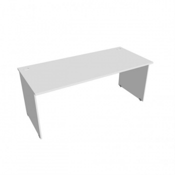 Pracovný stôl Gate, 180x75,5x80 cm, biely/biely 