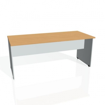 Rokovací stôl Gate, 180x75,5x80 cm, buk/sivá 