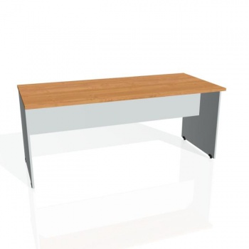 Rokovací stôl Gate, 180x75,5x80 cm, jelša/sivá 