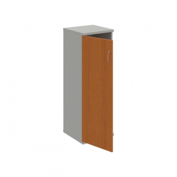 Policová skriňa Strong L, 40x115,2x40 cm, čerešňa/sivá 
