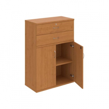 Policová skriňa Strong, zámok, 80x115,2x40 cm, jelša/jelša 