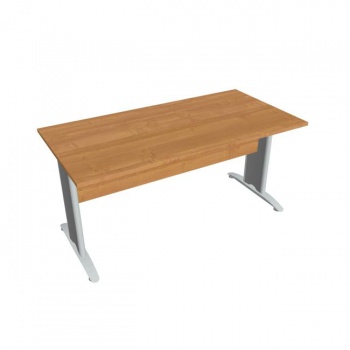 Rokovací stôl Cross, 160x75,5x80 cm, jelša/kov 