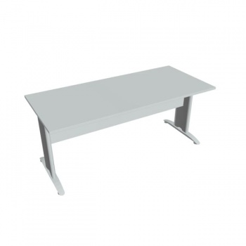 Rokovací stôl Cross, 180x75,5x80 cm, sivý/kov 