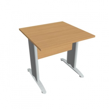 Rokovací stôl Cross, 80x75,5x80 cm, buk/kov 