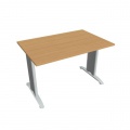 Rokovací stôl Flex, 120x75,5x80 cm, buk/kov 