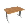 Rokovací stôl Flex, 120x75,5x80 cm, jelša/kov 