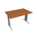 Rokovací stôl Flex, 120x75,5x80 cm, čerešňa/kov 