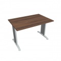 Rokovací stôl Flex, 120x75,5x80 cm, orech/kov 