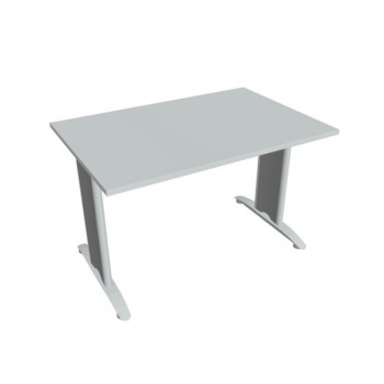 Rokovací stôl Flex, 120x75,5x80 cm, sivý/kov 