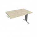 Rokovací stôl Flex, 120x75,5x80 cm, agát/kov 