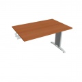 Rokovací stôl Flex, 120x75,5x80 cm, čerešňa/kov 