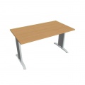 Rokovací stôl Flex, 140x75,5x80 cm, buk/kov 