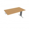 Rokovací stôl Flex, 140x75,5x80 cm, buk/kov 