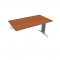 Rokovací stôl Flex, 140x75,5x80 cm, čerešňa/kov 