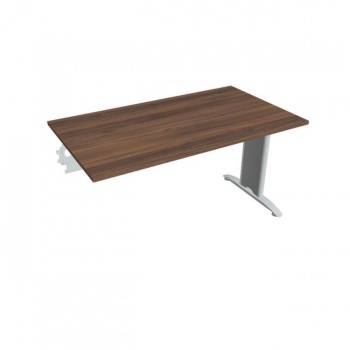 Rokovací stôl Flex, 140x75,5x80 cm, orech/kov 