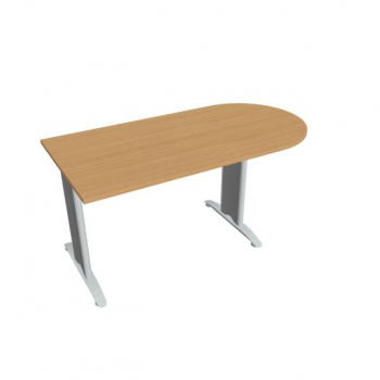 Doplnkový stôl Flex, 160x75,5x80 cm, buk/kov 
