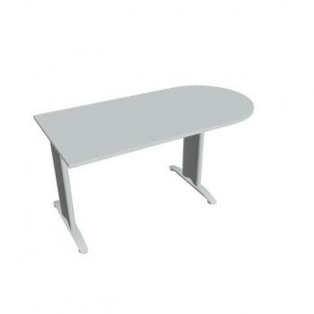 Doplnkový stôl Flex, 160x75,5x80 cm, sivá/kov 
