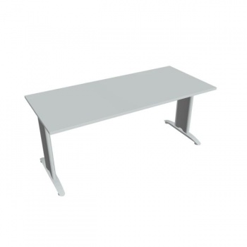Rokovací stôl Flex, 180x75,5x80 cm, sivý/kov 
