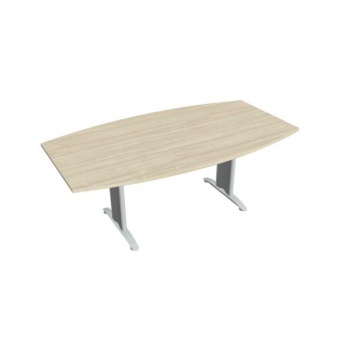 Rokovací stôl Flex, 200x75,5x110 cm, agát/kov 