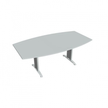Rokovací stôl Flex, 200x75,5x110 cm, sivý/kov 