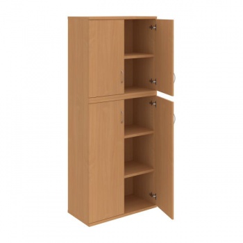 Policová skriňa Strong, 80x192x40 cm, buk/buk 