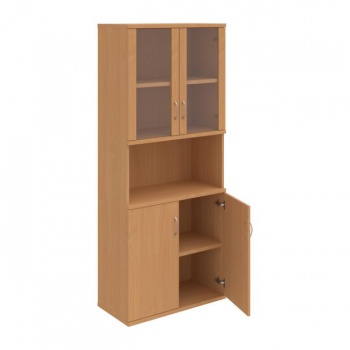 Policová skriňa Strong, 80x192x40 cm, buk/buk 