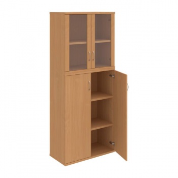 Policová skriňa Strong, 80x192x40 cm, buk/buk 